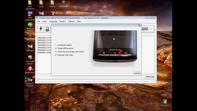 Как прошить Sony Xperia, flashtool смотреть онлайн