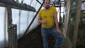 Готовим почву к весенней посадке в теплице,тёплая грядка, монтируем подогрев почвы,3февраля 2019г.