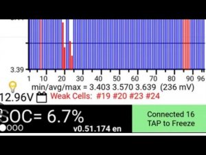 Проверяю батарею на Nissan Leaf ze1