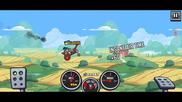 50 Канистр С топливом VS Озеро Лавы?-Hill climb racing 2 #hillclimbracing2 смотреть онлайн