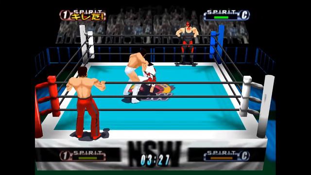 Virtual Pro Wrestling 64 N64 - NWGP Tag Team Championship Title - Suzuki/Mutoh (1080p/60fps) смотреть онлайн