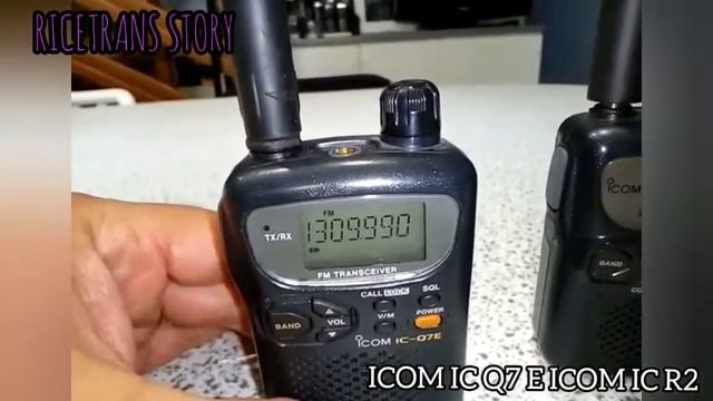 RICETRANS STORY - ICOM IC Q7 E ICOM IC R2