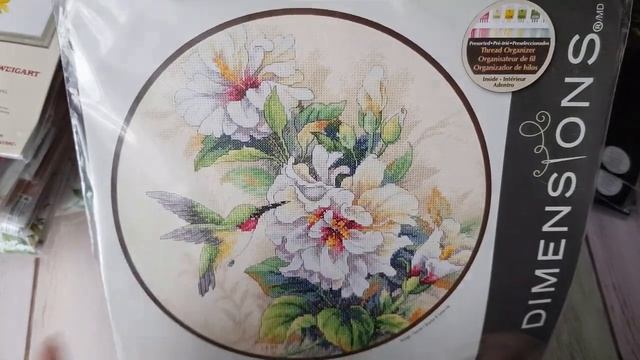 Вышивка крестом. Цветы в вышивке Часть 2. Коллекция наборов. смотреть онлайн