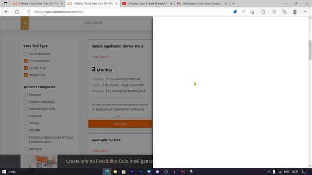 Create Alibaba cloud RDP 1 years | fix payment or you are not eligible | God Miner