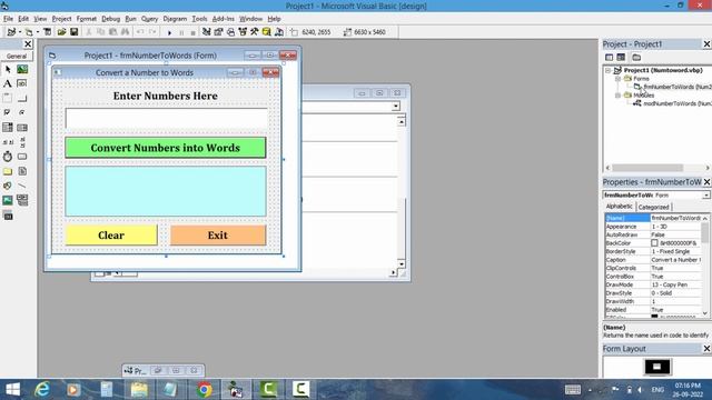 How to convert numbers into words in visual basic 6.0 | Convert numeric value into words