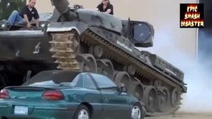 Tanks Crush Auto Accident. Танки Давят Авто