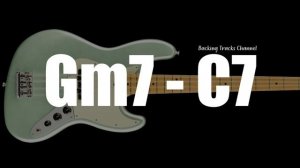 G Minor Funky Bass Backing Track (Gm | C7)