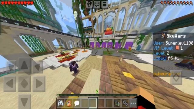 Skywars на сервере Cubecraft! Я нуб в скайварсе! Неужели всё так плохо? смотреть онлайн