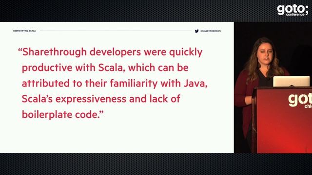 Demystifying Scala • Kelley Robinson • GOTO 2017