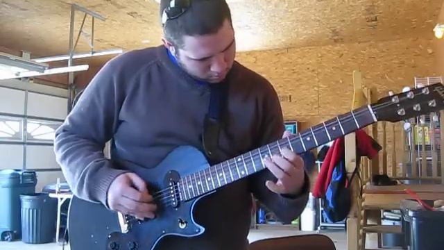 Adam Connor Smooth Improvisation Jazz/Blues Electric Guitar Solo on Gibson Melody Maker смотреть онлайн