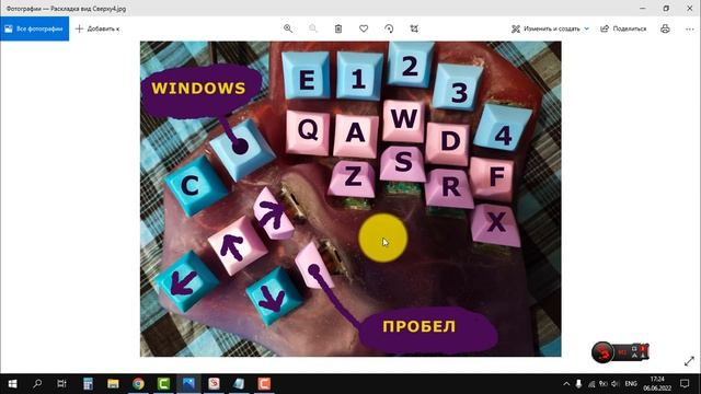 Игровая Клавиатура ДЛЯ ПРАВОЙ РУКИ ! Клавиатура  для игры правой рукой, JinLav Emily.