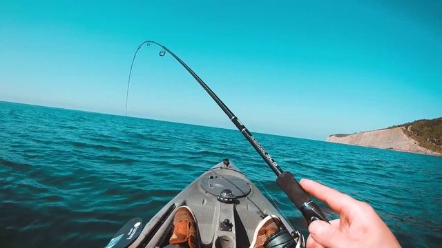 Рыбалка на каяке в черном море # | Рыбалка на море | Рокфишинг смотреть онлайн