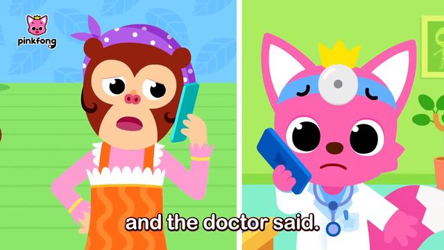 Five Little Monkeys Jumping on the Bed! | Fun Nursery Rhymes of Pinkfong Ninimo | Pinkfong Kids Son смотреть онлайн