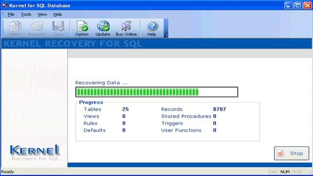 Kernel SQL Recovery Software Recover & Repair Corrupted MDF Database Files