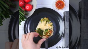 Обед за 20 минут из минтая и овощей | Диетический рецепт запеченной рыбы