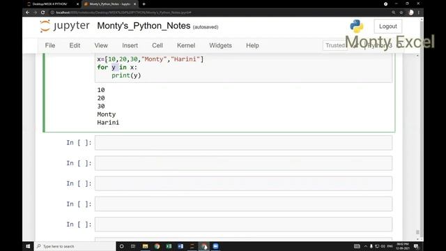 Week 10 : Python Live Session