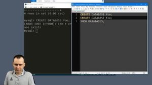 4. MySQL 8  - CREATE DATABASE Создание базы данных