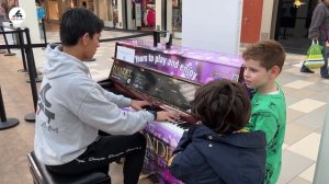 RANT!!! Kid POKES THE PIANO When I Play JVKE Golden Hour in my Local Shopping Mall | Cole Lam