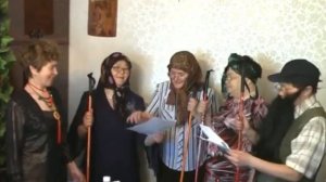 Юбилей. Шуточные гости на юбилее / Поздравление юбилярше - В гости пришли пенсионеры