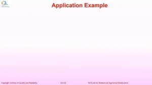 B10 LIfe for  Weibull and Lognormal Distributions