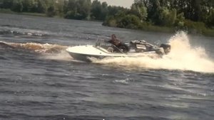 Лодка Днепр супер дрифт)))