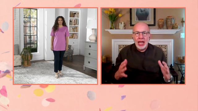 Denim & Co. Essentials Cotton Jersey Oversized Scoop Neck Tee on QVC смотреть онлайн