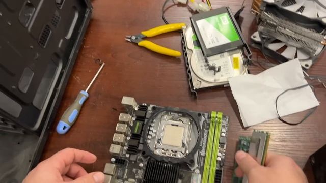 Пришла разбитая сборочка с Авито.Xeon x5680 с RX 570 4Гб смотреть онлайн