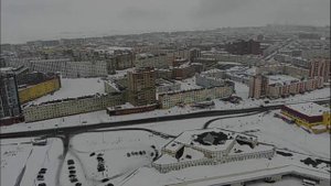 Норильск с высоты птичьего полёта!