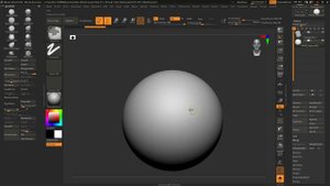 Alpha Zbrush. Настройки кисти с альфой