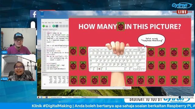 Aplikasi OpenCV di Raspberry Pi | Klinik Digital Making