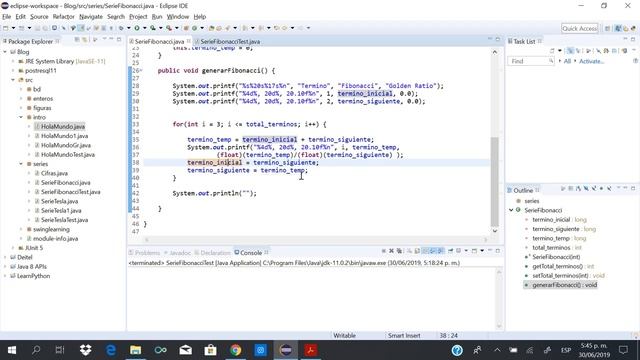 Calculando la Serie de Fibonacci con Java - Solución Iterativa смотреть онлайн