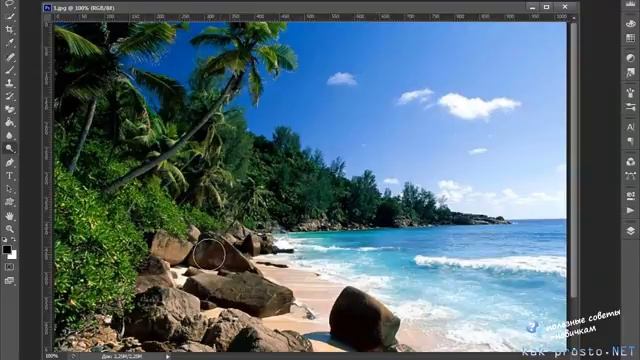 Как затемнить или осветлить участки фотографии в PhotoShop смотреть онлайн