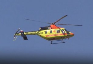вертолет санитарной авиации в Великом Новгороде