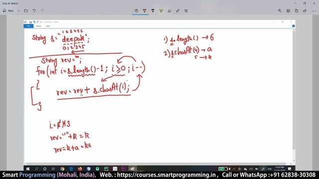 Program to Reverse a String || Program to Check String is Palindrome or not in Java by Deepak