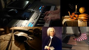 Aria (Bach) - yamaha tyros 5 avec pédalier