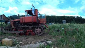 Бульдозер с помойки. Часть 10. ДТ-75 первый выезд)))