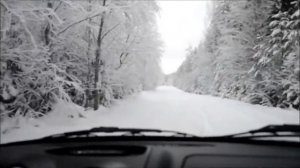 Lada Granta Зимняя поездка