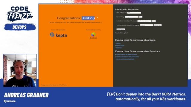Andreas Grabner: Don’t deploy into the Dark! DORA Metrics... | CodeFrenzy 2023 смотреть онлайн
