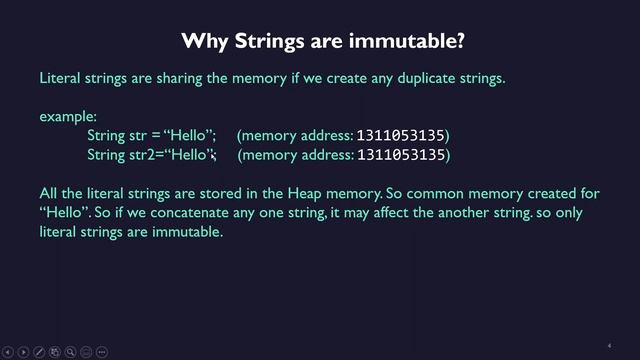 Java Interview questions - Literal String, Immutable, == and equals