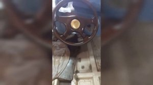 Восстановление деревянного руля SIK.