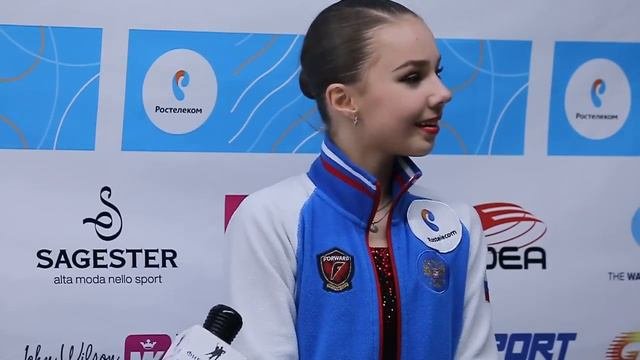 Елизавета Нугуманова, интервью после КП. Первенство России 2017