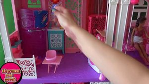 Видео с куклами Монстер Хай серия 7 Клео, Френки, Гулия, Дракулаура, Клодин, Лагуна пришли к Барби