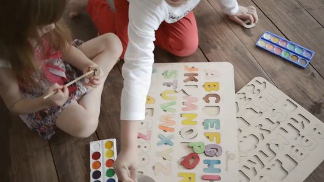 Деревянная азбука от ЁЖ Мастер. смотреть онлайн