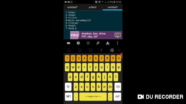 Run Html5/css/javascrip/php/c/c++etc on Mobile