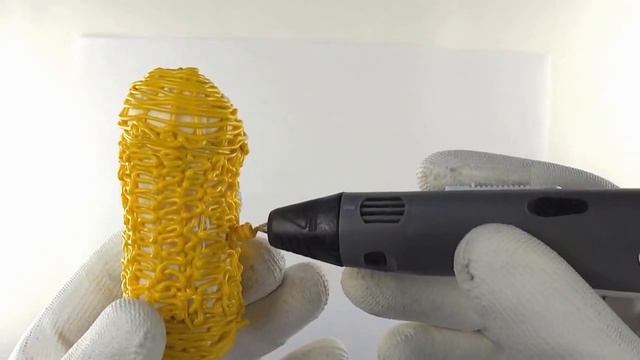 3D ручка видео. Рисуем миньон  3D ручкой
