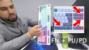 Двухцветная игровая клавиатура KX-8 Saibot TFN