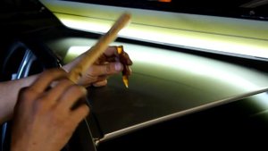 RENAULT LOGAN 2012г Кузовной ремонт.Ремонт крыши по технологии PDR и окрас панели крыши.