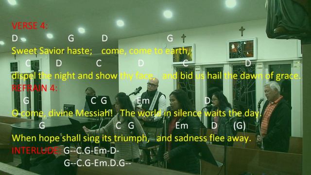 "O COME, DIVINE MESSIAH" by Jericho (with Guitar Chords) смотреть онлайн