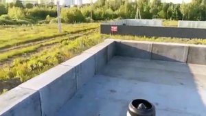 устройство МСБК плоской кровли дом в стиле Хай ТЕК