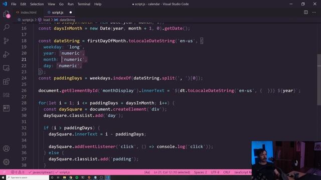 Coding A Calendar App In Plain JavaScript